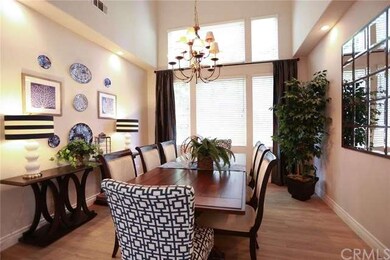 This is the two story formal dining room right nex