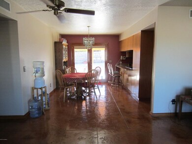 Dining room with French doors