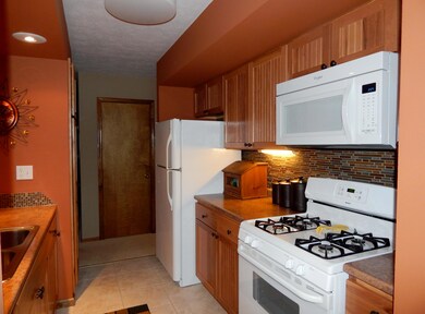 Custom galley style kitchen