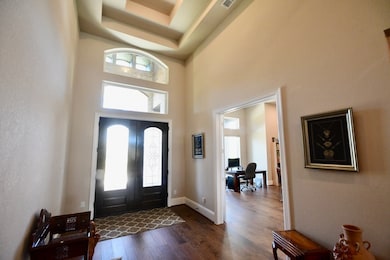 Wide Entry with coffered ceiling