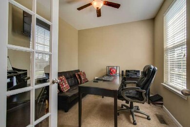Office, study or parlor just off the entry hall
