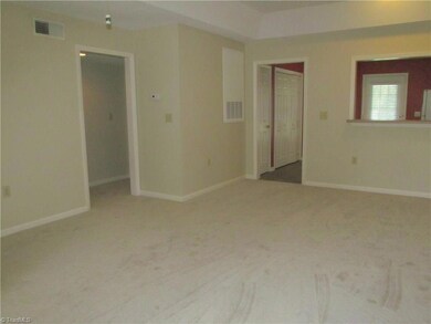 Pass through window from dining area to kitchen