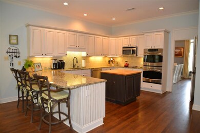 Sellers updated cabinets, added granite counter to