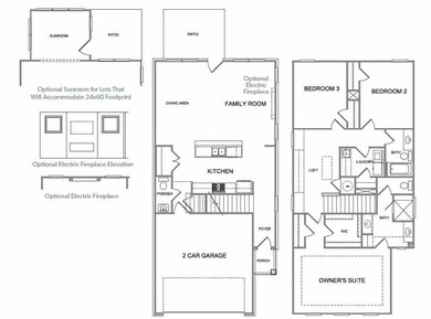 Home is being built with the Sunroom Option.