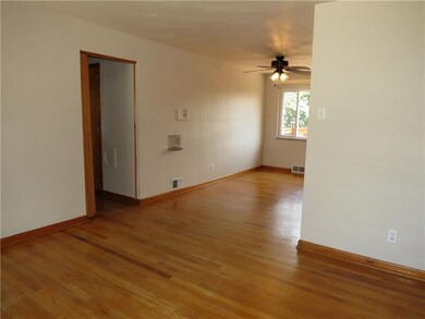 A view from the living room to the dining room.