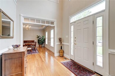Formal dining room off of the foyer.