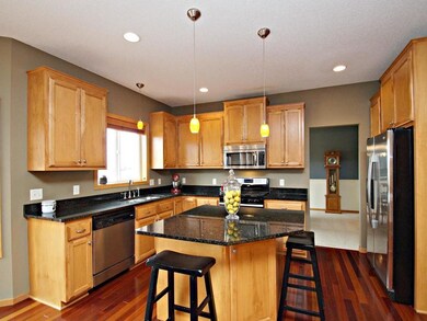 Beautiful, modern kitchen with granite counters, s