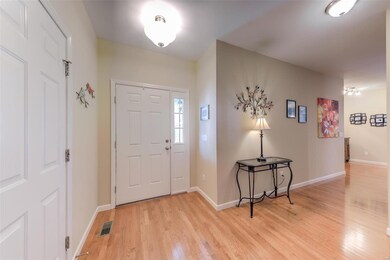 Another view of the foyer.  Door to left enters in