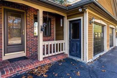 Side entry porch and exit door from...