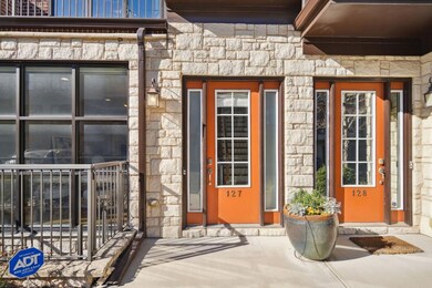 Exterior view of front entrance.