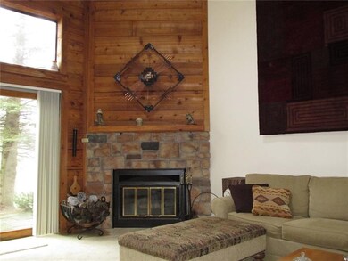 Custom stone facing around the wood burning firepl
