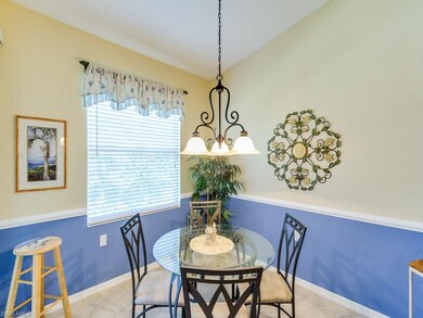 Casual dining/breakfast area.