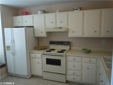 Kitchen - White Kitchen with Ceramic Tile Floor