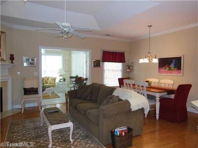 Living Room. Living Room open to Dining Area