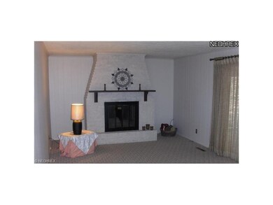Family Room with wood burning fireplace!