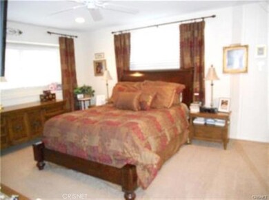 Large master suite with wall of closets