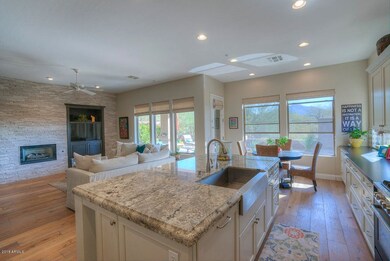 Kitchen Open to Family Room