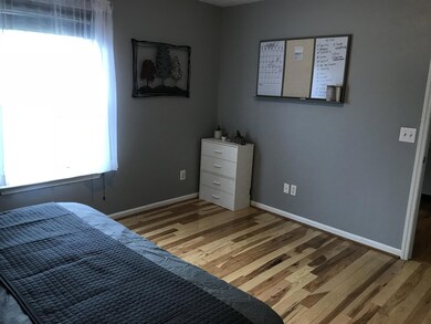 Master bedroom, gorgeous wood floors
