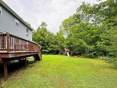 Large deck and Back Yard