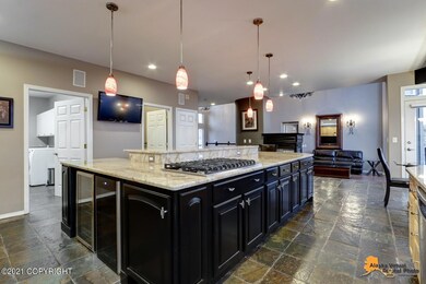 Huge island with new beverage fridges