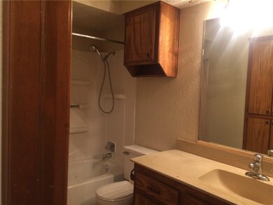 Main Bath Has Tub Surround, Large Vanity with Stor