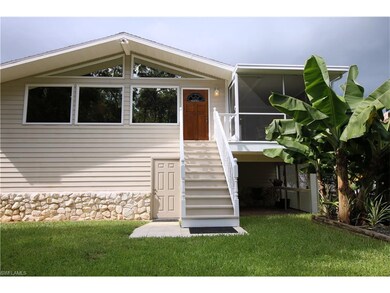 Elevation (from back yard)