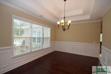 The Formal Dining Room received Wainscotting and a