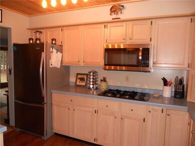 Open concept dining area allows you to be in kitchen and still talk to friends and family at the table!