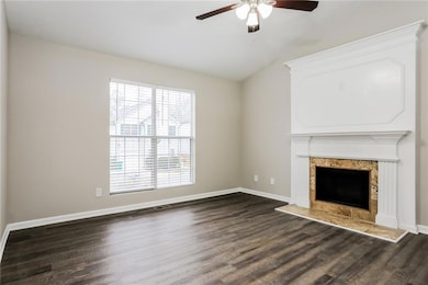 Unfurnished living room with visible vents, ceilin