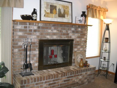 Wood burning Fireplace in Family room
