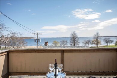Enjoy your view with a glass of wine after a long