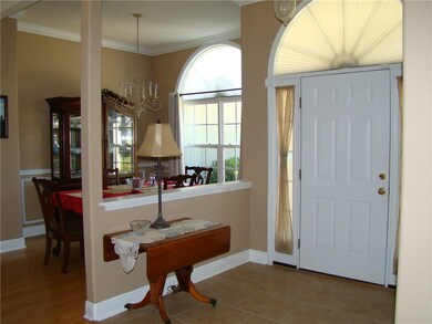 Roomy Foyer and Dining Room. Again really nice lig