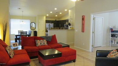 Great Room overlooks Kitchen/Dining