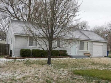 Landscaped yard