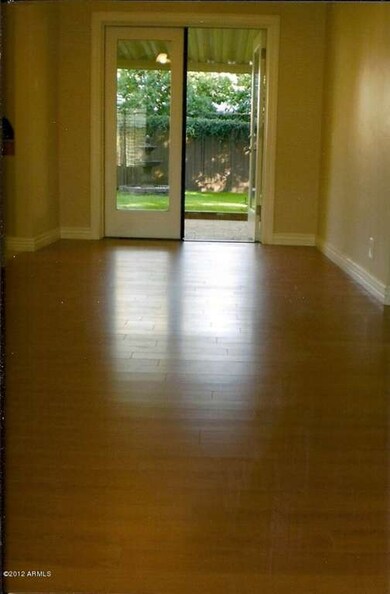 Entry view to backyard