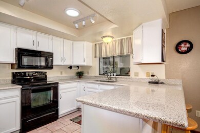 Kitchen with Granite Counters