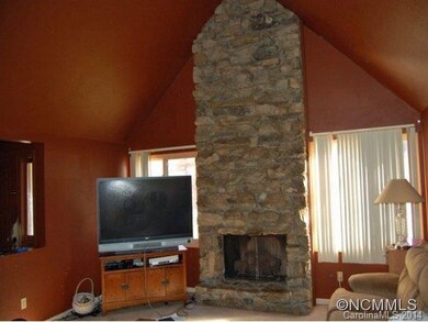 Nice stone fireplace