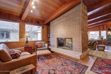 Dramtic Double Sided Fireplace