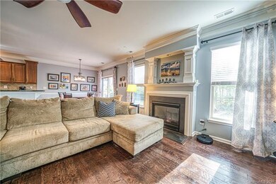 Great Room has gas fireplace