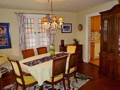 Dining Room. The Dining Room with hardwood floors 