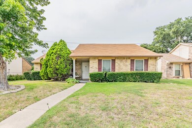 View of front of home with a front yard