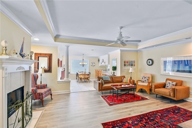 Great room with new LVP flooring