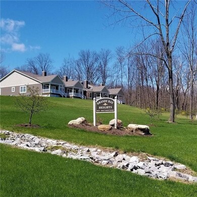 Beautifully manicured lawn and landscaping include