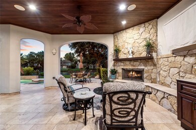Note the Landscape showcased by the Arched Walls o