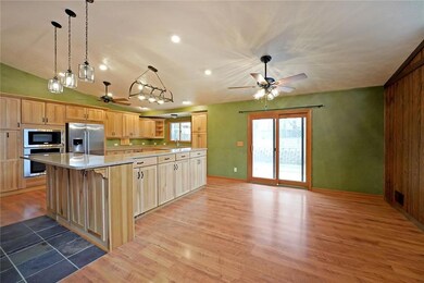 Upgraded Kitchen open to Spacious Dining Area