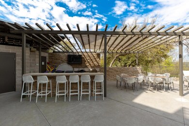 View of patio / terrace with a pergola