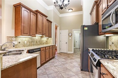 This kitchen makes cooking easy.