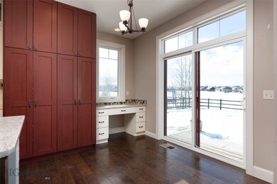Informal dining area with access to backyard patio