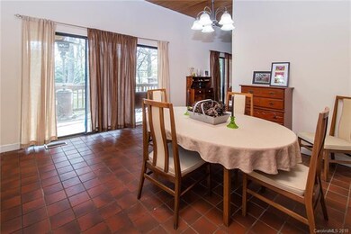 Dining area is open to living room and kitchen.