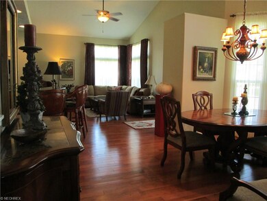 A lovely floor plan with fireplace and tons of nat